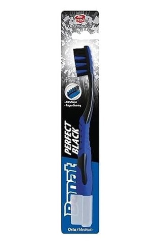 Perfect Black Diş Fırçası Orta Açık Ahşap