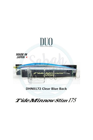 Duo Tide Minnow Slim 175 Dhn0172 Clear Blue Back