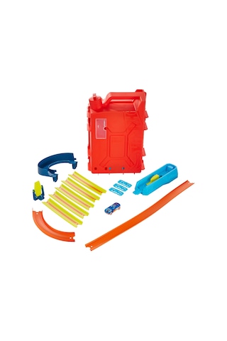 Hot Wheels Track Builder Benzin Bidonu Akrobasi Seti Hdx78