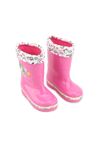 Gezer Kışlık Kız Çocuk Su Geçirmez İçi Sıcak Astarlı Yağmur Çizme Gc2kfm.00678.00.fja.g74 Fuşya