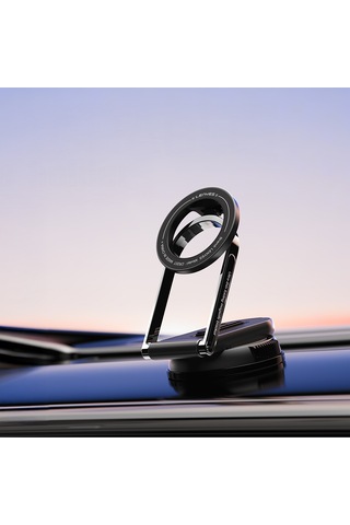 Lenyes Cr207 360 Derece Dönebilen Katlanabilir Magnetik Telefon Tutucu Siyah