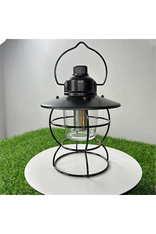 Şarj Edilebilir Led Kamp Lambası - Güçlü Aydınlatmalı Yeşil Yeşil