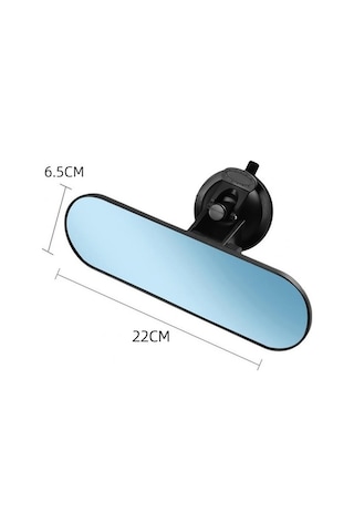Tongxida Czc-220 Araba Vantuz Büyük Görüş Düz Dikiz Aynası Mavi Ayna