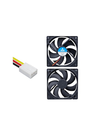 Ayt Powermaster Ic-216 Fırçasız Dc Fan 120x120x25mm 12 Volt 3 Pin 12x12x2,5 Cm Soğutucu Fan Soketli