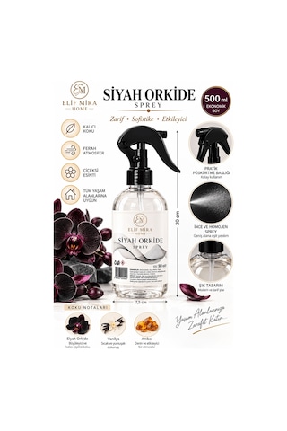 Oda Kokusu Sprey Siyah Orkide Kalıcı Oda Parfümü 500 Ml