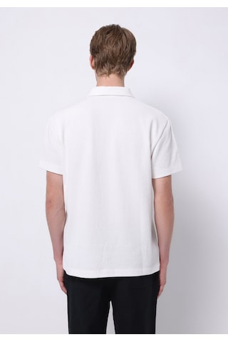 Colin's Colins Comfort Fit Polo Yaka Düz Erkek Beyaz Kısa Kol Tişört Cl1077419 Q1.v1 Ofw Beyaz