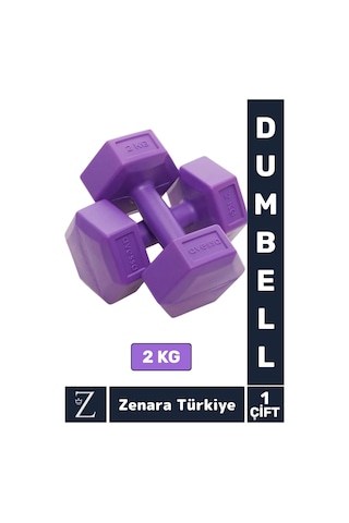 Avessa Premium Yüksek Kalite Sert Plastik Egzersiz Pilates Isınma Ev Hafif Ağırlık Antrenman 2x2 Kg Dambıl