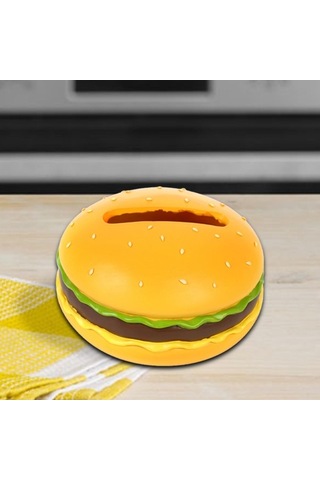 Pazly Suntek Sarı Peçete Kutusu Kapağı Hamburger Dispenseri Burger Bi Diğer