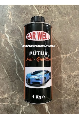 Carwel Siyah Pütür Araç Alt Koruma Pütürü Araç Altı Koruma Boyası Zifti 1000gr
