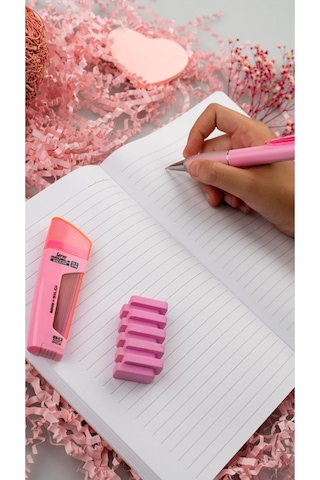 Serve Note 15X21CM 120YP Çizgili Defter Şeker Pembe