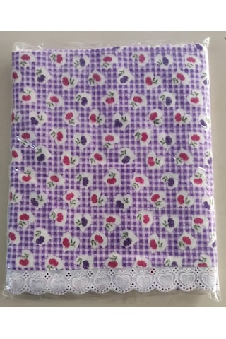 Pazen Bebek Battaniyesi 100% Pamuk 90 X 90 Ölçülerinde Lila Lila