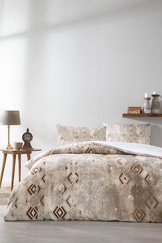 Özdilek Castanho Çift Kişilik Soft Life Saten Nevresim Takımı 332367