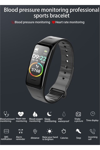 Cbtx B1 0.96" Akıllı Saat (İthalatçı Garantili)