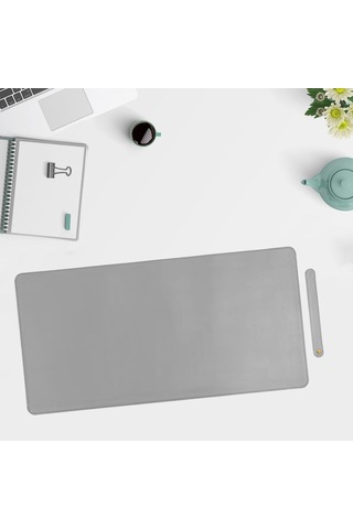 Suntek Genişletilmiş Oyun Mouse Pad'i, Kahverengi-ve-gri