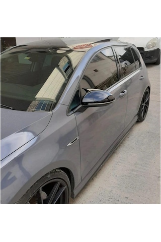 Vw Golf 7 - 7.5 Batman Yarasa Ayna Kapağı Piano Black