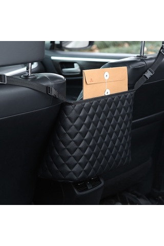 Yifomall Oto Arka Koltuk Deri Çantalarını Tutucu Arabalar Arası Depolama Ağı, Otomobil Çekmecesi, Lüks Model, 3-120 Adet Fiyat Seçeneği