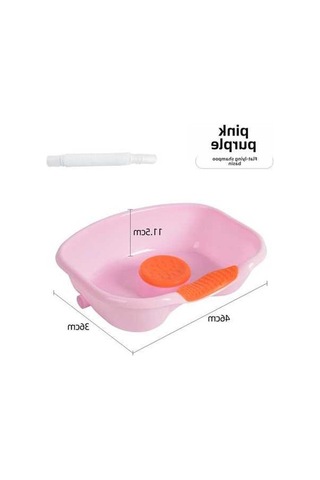 Besthome1 Yatağa Uygun Şampuan Tutarak Kuru Şampuanlama Tutanak, Yaşlı/hasta Bakımı, Postpartum Kadınlar İçin Konforlu, Taşınab Pembe