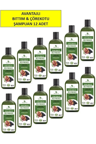 Hunca Care Bıttım & Çörek Otu Şampuan 12 x 485 ML