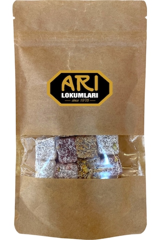 Arı Lokumları Çifte Kavrulmuş Antep Fıstıklı Karışık Lokum 250 G