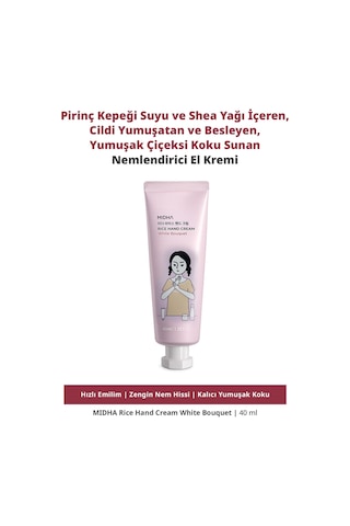 Midha Rice Hand Cream White Bouquet