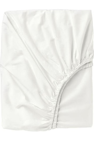 Tek Kişilik Lastikli Çarşaf, Beyaz Renk Ölçü 90x200 cm Pamuklu