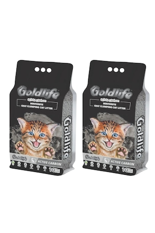 Goldlife Premium Aktif Karbon Kedi Kumu 10 Lt X 2 Adet Goldlife Premium Aktif Karbon Kedi Kumu 10 Lt X 2 Adet