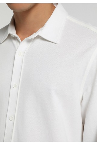 Colin's Colins Regular Fit Shirt Neck Düz Erkek Beyaz Uzun Kol Gömlek Cl1082019 Q1.v1 Ofw