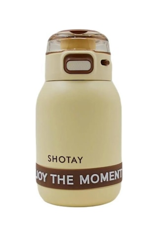 Shotay Çocuk Termos Matara 600ml Krem
