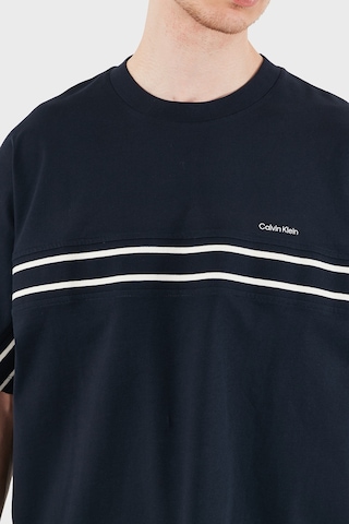 Calvin Klein Erkek T Shirt Lv04re222g Cef Lacivert