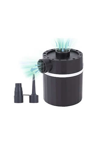 Geeksen Taşınabilir 5000kpa 35w Elektrikli Şişirme Pompası, Havuz Yatağı Ve Yüzme Halkaları İçin 2 Nozullu