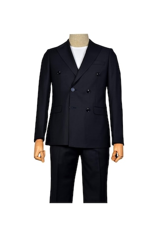 Düz Kruvaze Takım Elbise (548481135)