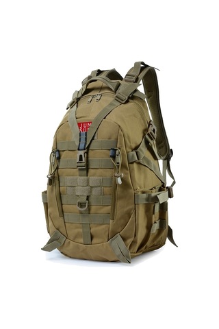 Junsunmay J012 25l Yansıtıcı Çizgili Su Geçirmez Doğa Sporları Molle Sırt Çantası Sırt Çantası Haki