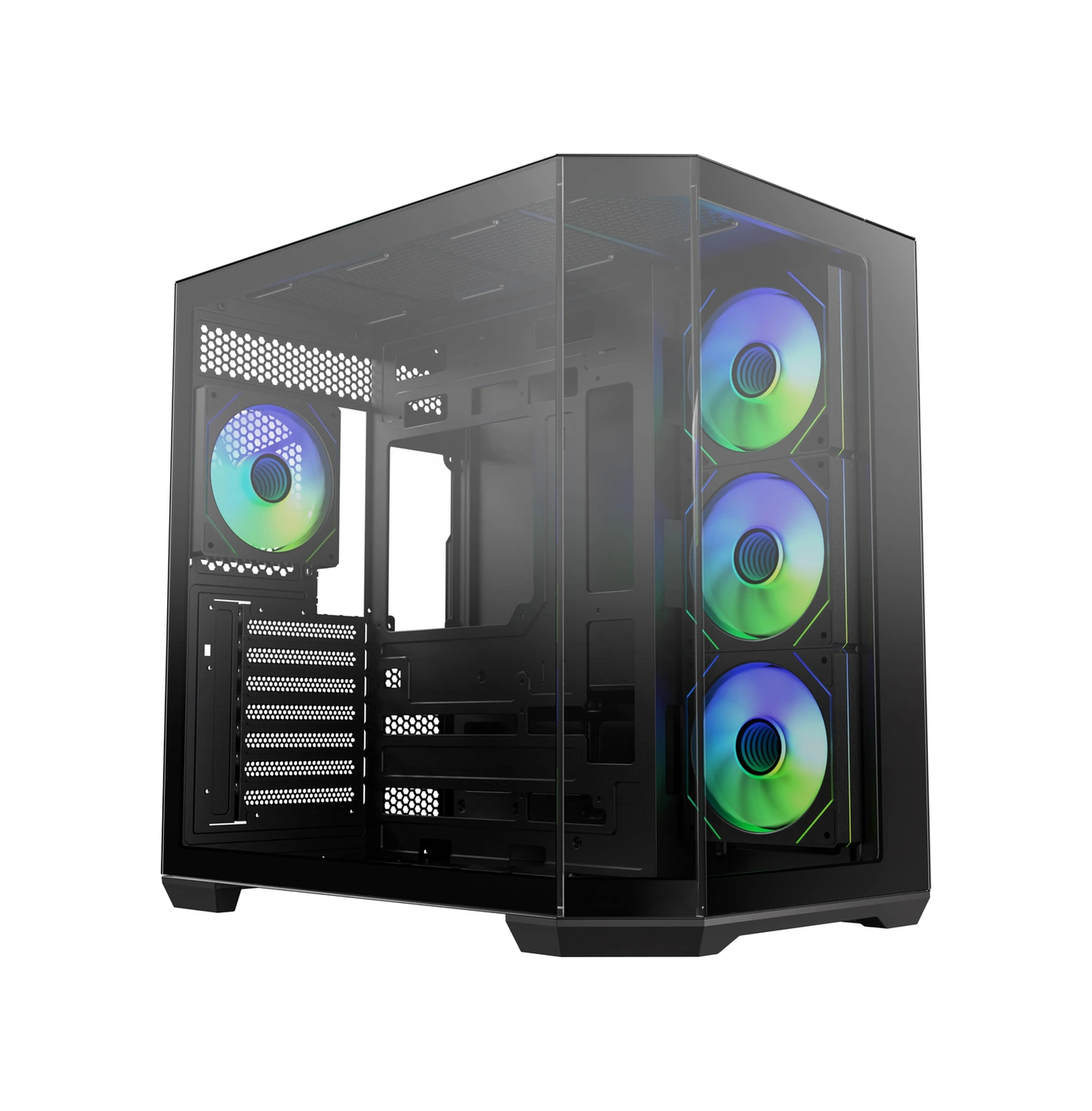 Bitfenix Mirror T10 Black 850w 80+ Bronze Psu 4x120mm Argb Fan Akak0btf0032