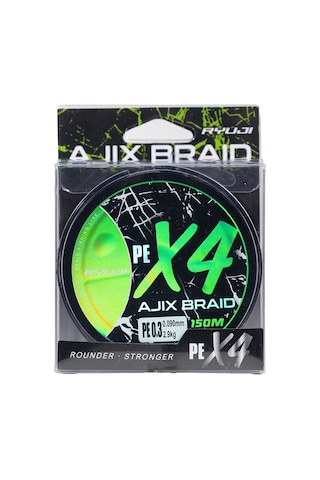 Ryuji Ajix Braid 4x 150 Mt 0.2pe-0.08mm Lrf İp Misina