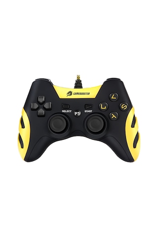Gamebooster Gb-j54y Ps3 / Pc Uyumlu Sarı Kablolu Dualshock Titreşimli Gamepad