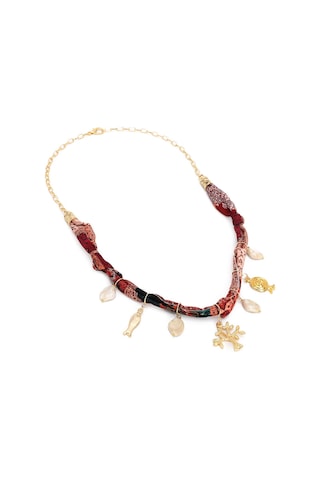 Boncuk Detaylı Gold Metal Kolye S26kly014 Us26kly01474 Standart
