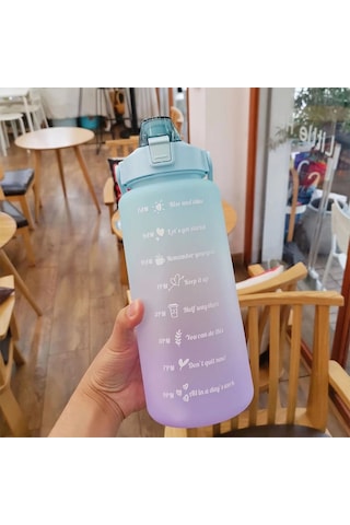 Yukka 2L Taşınabilir Su Şişesi - Mor/Mavi