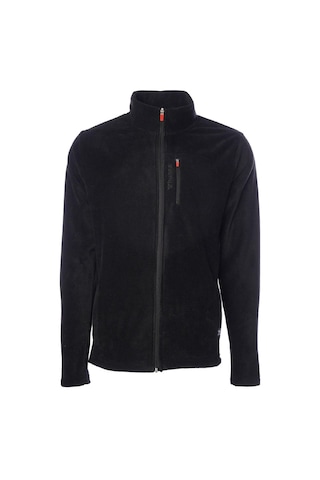 Hummel 960040-2001 Deslan Polar Zip Erkek Spor Ceket Siyah