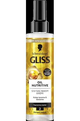 Gliss Oil Nutritive Sıvı Saç Kremi 6 x 200 ML