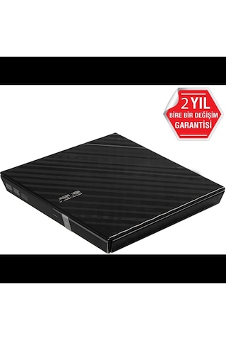 Asus Sdrw-08d2s-u Lite, Usb 2.0, External, Siyah, Slim, Optik Okuyucu/yazıcı
