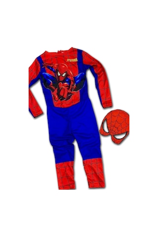 Örümcek Adam Kostümü & Maske Spıderman Kırmızı
