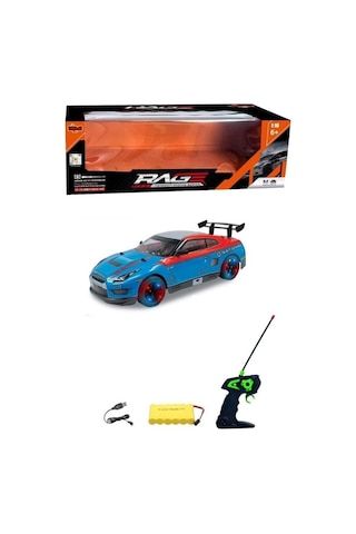 Toycraft Racerx 1:10 Ölçek Uzaktan Kumandalı Yüksek Hızlı Yarış Arabası 10 15 Km/h - Mavi