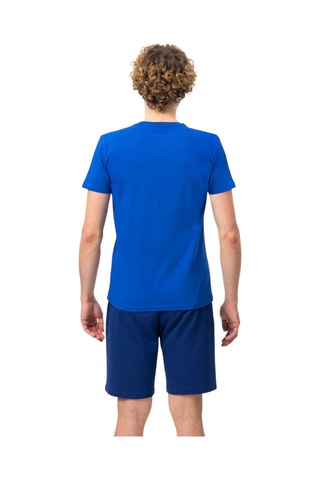 United Colors Of Benetton Baskılı Erkek T-shirt Ben.m20476 Mavi