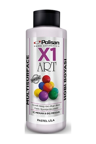 Polisan X1 Art Multisurface Hobi Boyası Pastel Lila 120 ml