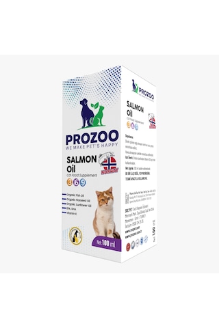 Prozoo Somon Yağı Kedi 100 ML