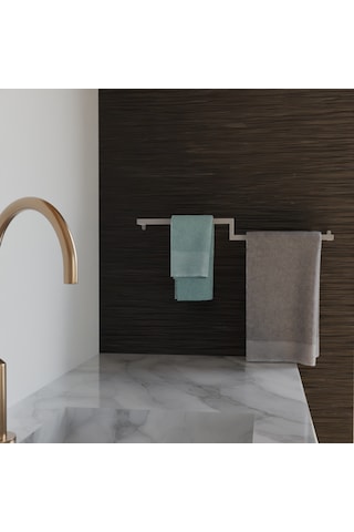 lyla concept Z Model Havlu Askısı, Şal Askısı, Duvara Monte - Beyaz Beyaz