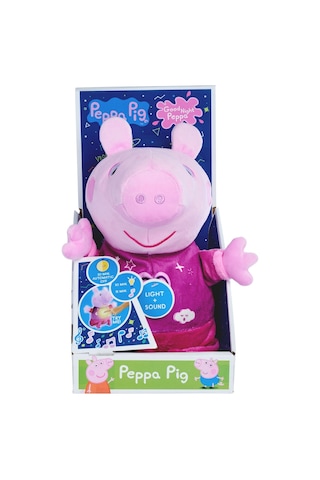 Peppa Pig Işıklı Ve Sesli İyi Geceler Peppa Peluş Pembe