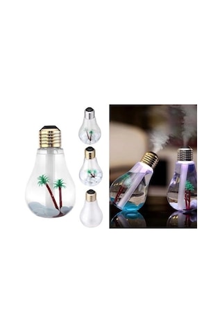 Hava Nemlendirici Ampul Görünümlü Hazneli Buhar Makinesi 400 Ml. 5365