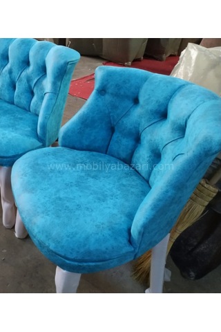Mobilyabazari Tual Çay Seti Tekli Koltuk (Salon, Balkon,Ofis)