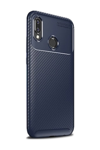 Apsuwa Galaxy Uyumlu M20 Kılıf Negro Karbon Fiber Silikon